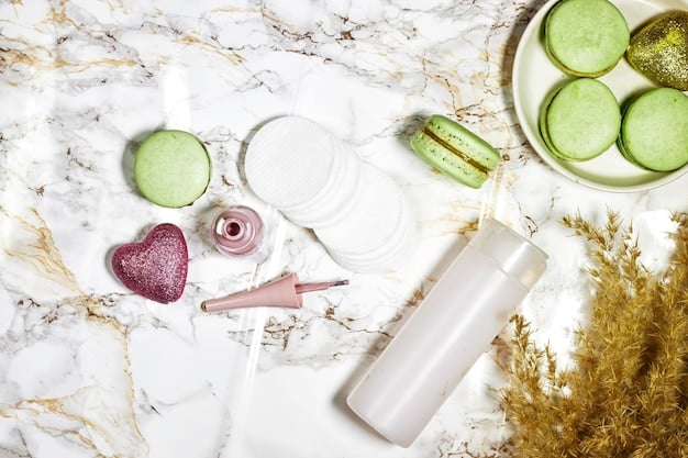 Close-up shot of various skincare products arranged on a clean surface. The products include a retinoid serum, a vitamin C serum in a dropper bottle, a peptide moisturizer in a sleek jar, and a broad-spectrum sunscreen tube. Focus on the textures and packaging details of the products.